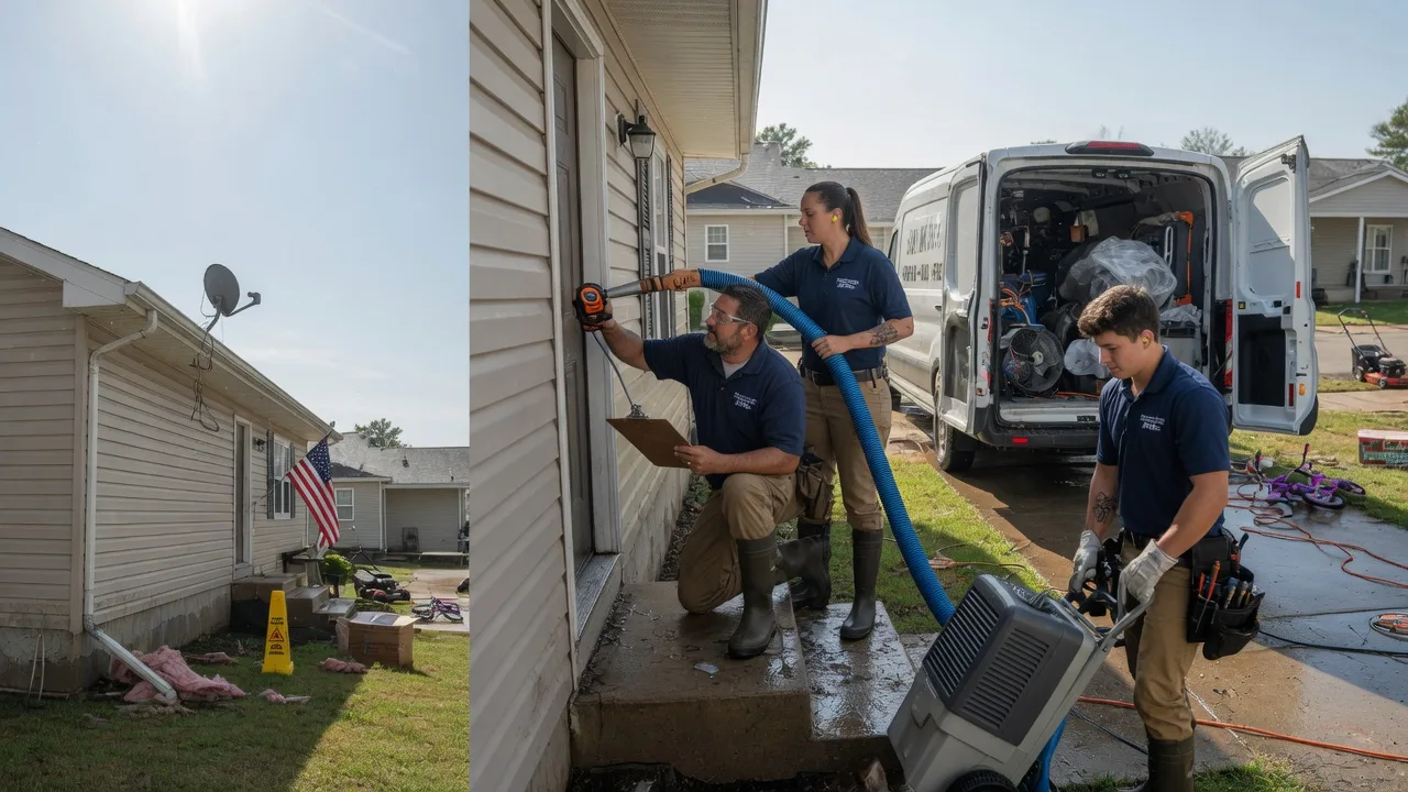 Ceiling Water Damage Restoration in Newman, IL near me